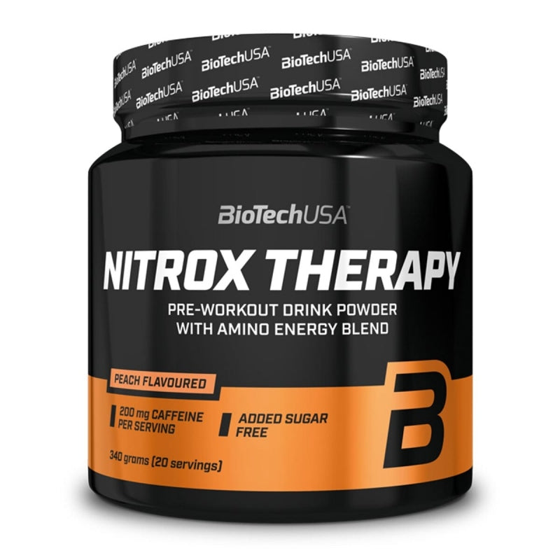 BioTech Nitrox Therapy pre-workout 340g peach
