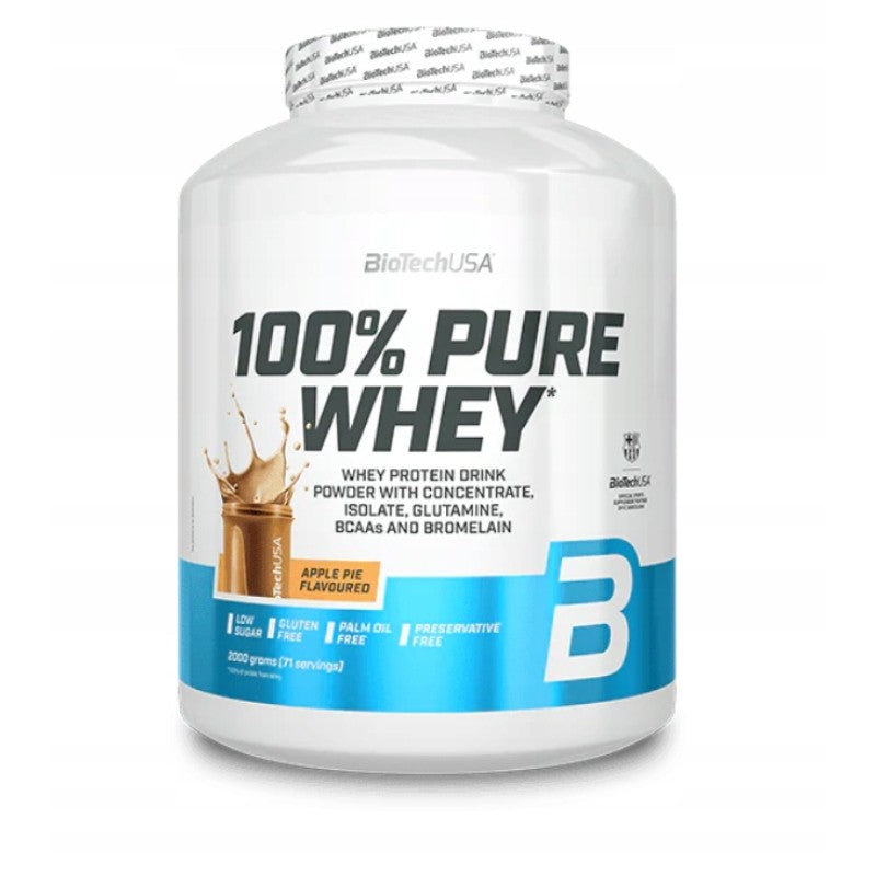 BioTech USA 100% Pure Whey 2000g with Apple pie flavor