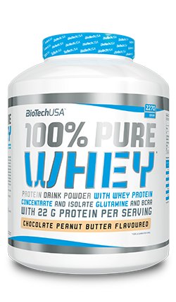 BioTech USA 100% Pure Whey 2270g raspberry cheesecake