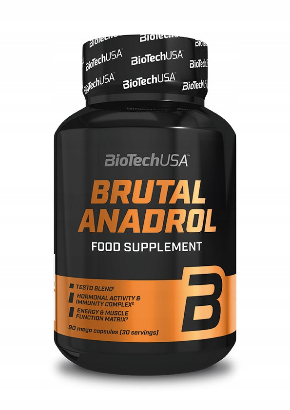 BioTech USA Brutal Anadrol 90 caps Testosterone Booster Libido Endurance