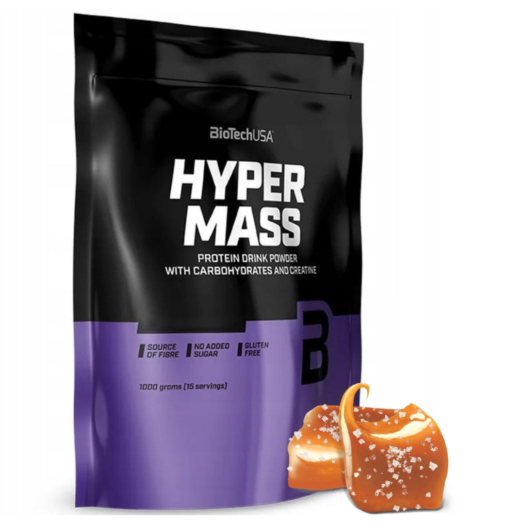 BioTech USA | Hyper Mass | Gainer | 1000g | Salt Caramel | Weight | Sila Expiration date at least 1 year from the date of purchase