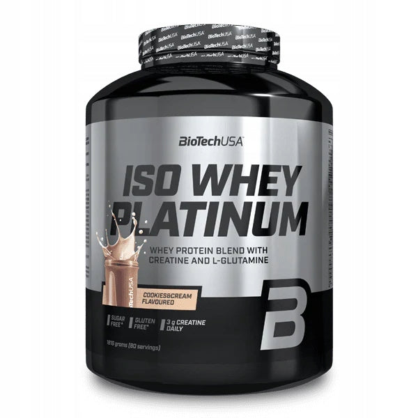 BioTech USA Iso Whey Platinum Zero 1816 g wpi isolate cookie flavour