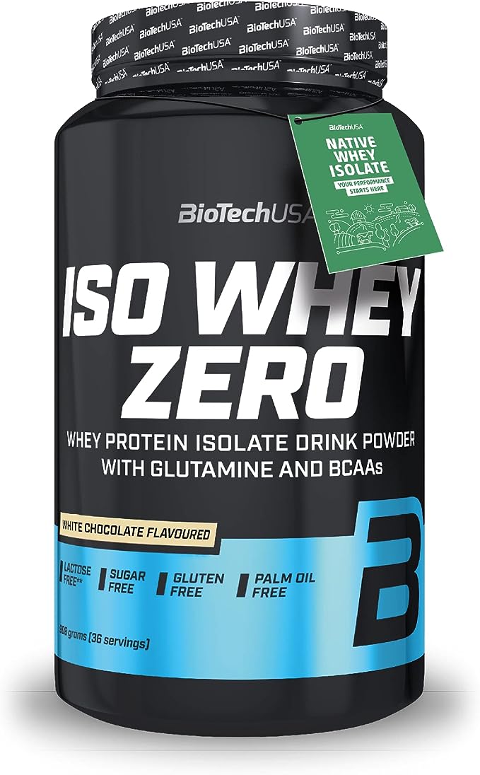 BioTech USA Iso Whey Zero whey isolate WPI 908g White Chocolate Brand BioTechUSA