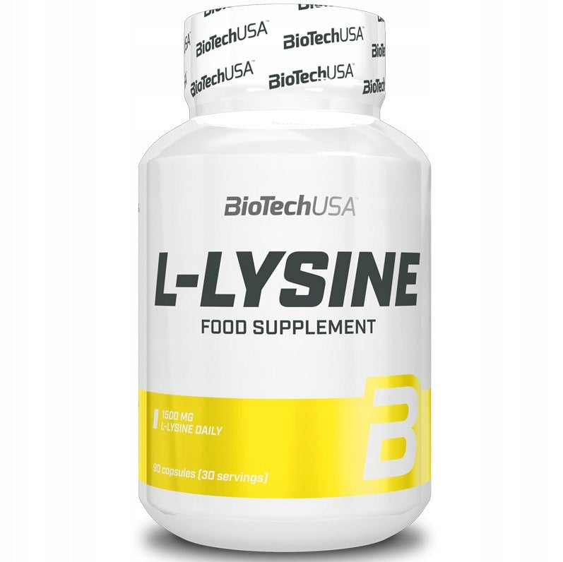 BioTech USA L Lysine amino acids L Lysine 90 capsules