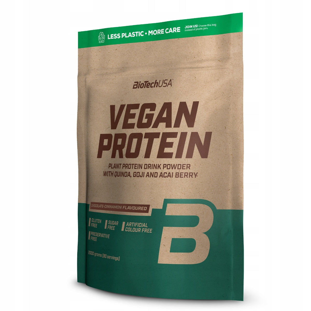 BioTech Vegan Protein 2000g Chocolate Cinnamon Vegan Protein Conditioner