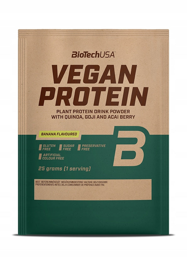 BioTech Vegan Protein 25g Banana Vegan Protein Conditioner Plant Protein