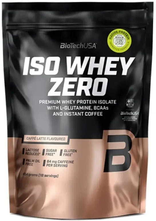 BioTechUSA Isolate Protein Iso Whey Zero 454g CAFFE LATTE EAN (GTIN) 5999076264131