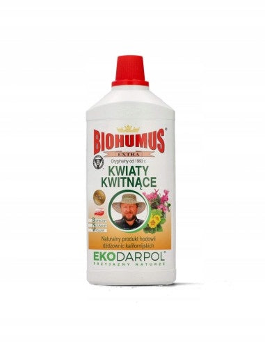 Biohumus Multicomponent Fertilizer for Flowering Plants EkoDarPol liquid 1,2 l Form liquid