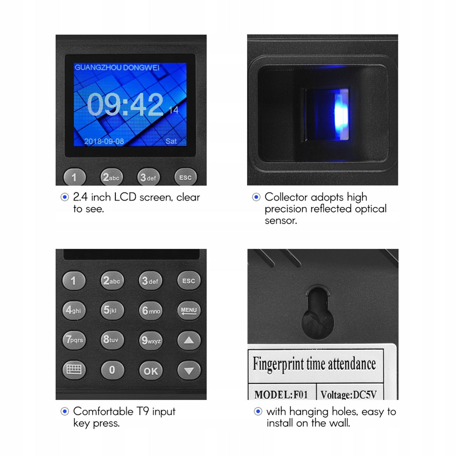 Biometric Fingerprint Password Presence Machine Mania Multi Language QN