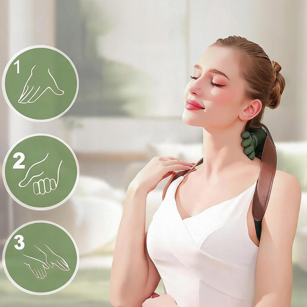 Bionic 4D Paw Massager For Neck Shoulder Neck Heated Massager 3 Modes Packaging status original