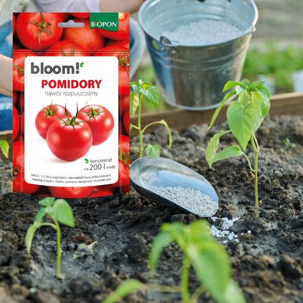 Biopon Bloom! Soluble Fertilizer For Tomatoes 200g Concentrate Per 200l Water Packaging status original