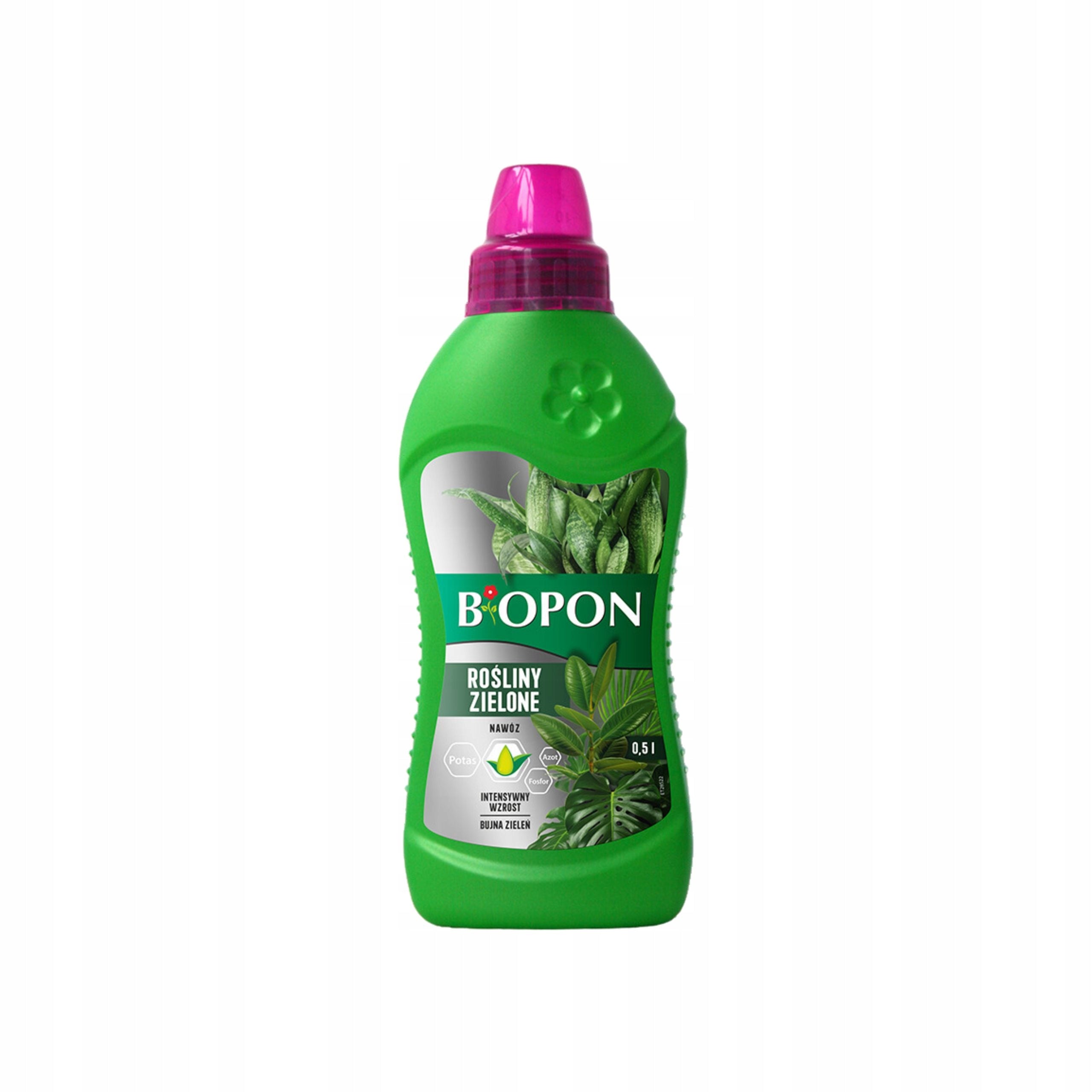 Biopon Liquid Green Plant Fertilizer 1l Lush Greenery Abundant Growth