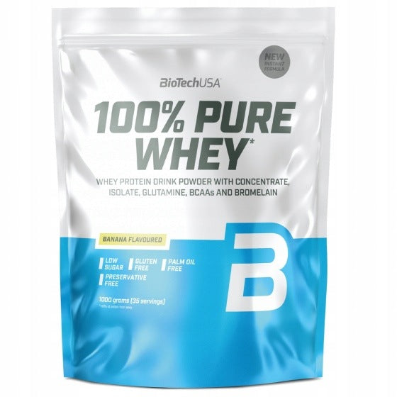 Biotech 100% Pure Whey 1000g Banana