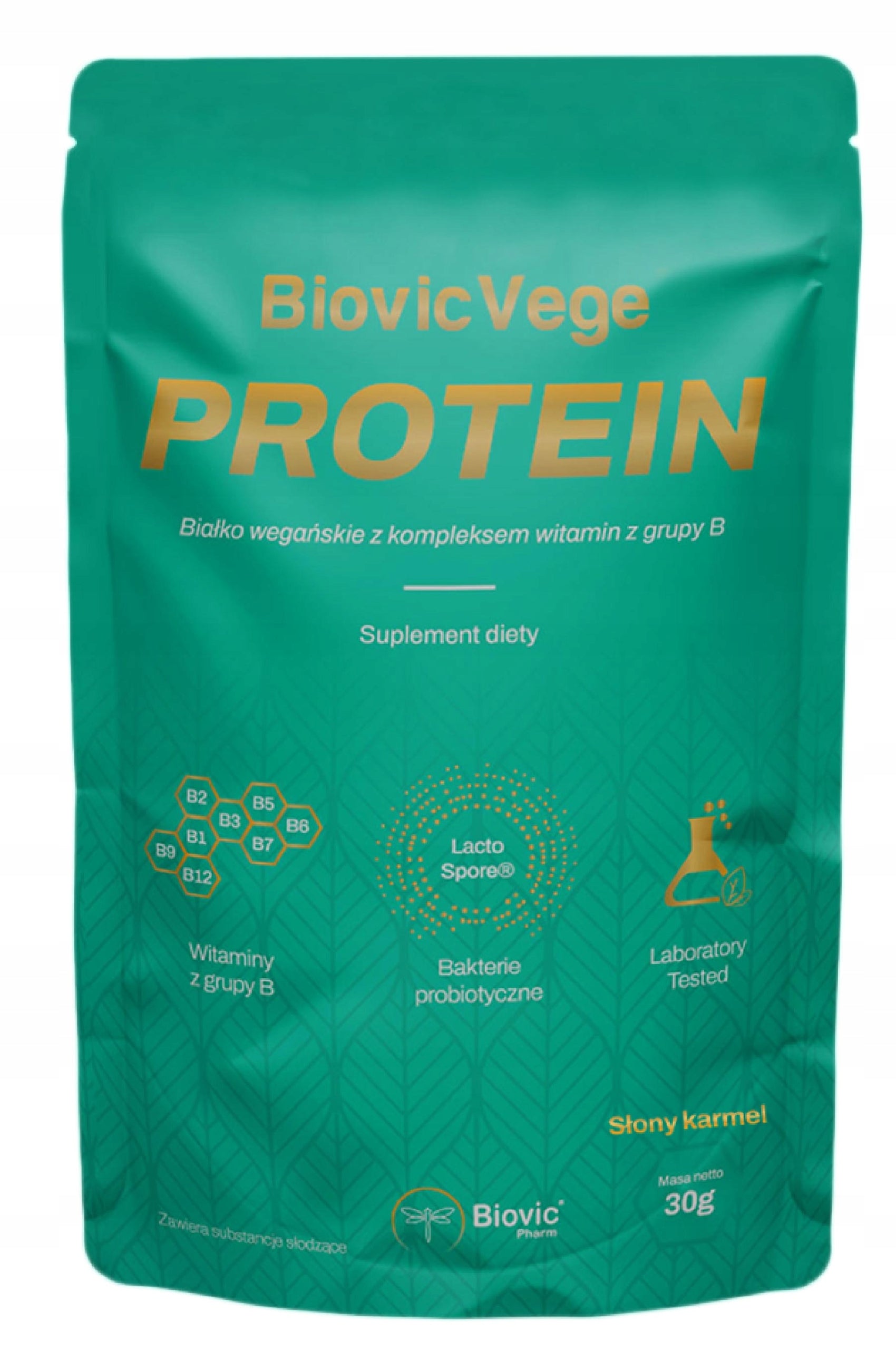Biovic Vege Protein Conditioner High Protein Vitamin B Salt Caramel 30g