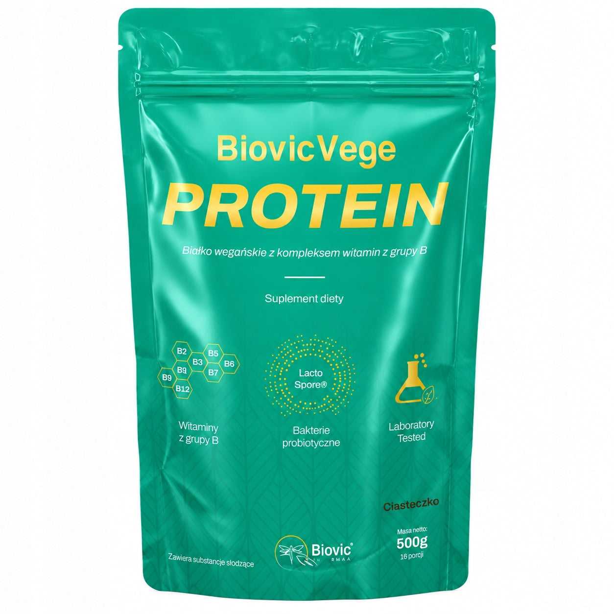 Biovic Vege Protein high protein supplement vitamin B Cookie 500g