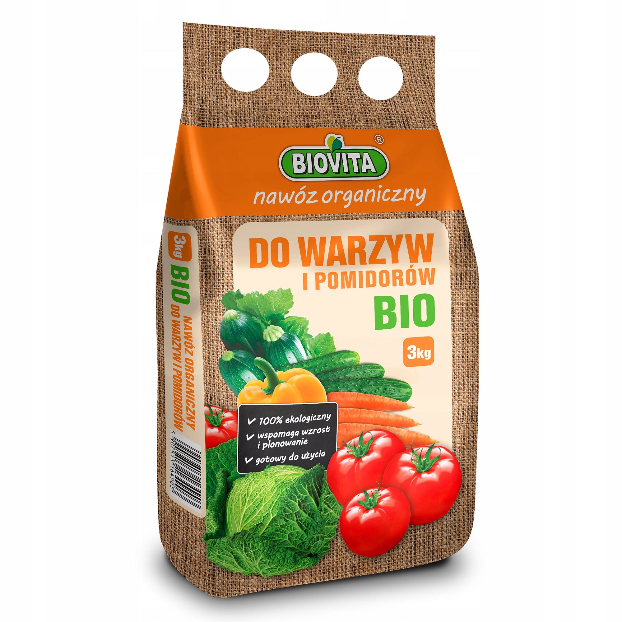 Biovita Organic fertilizer for vegetables and tomatoes BIO granules 3kg Packaging status original