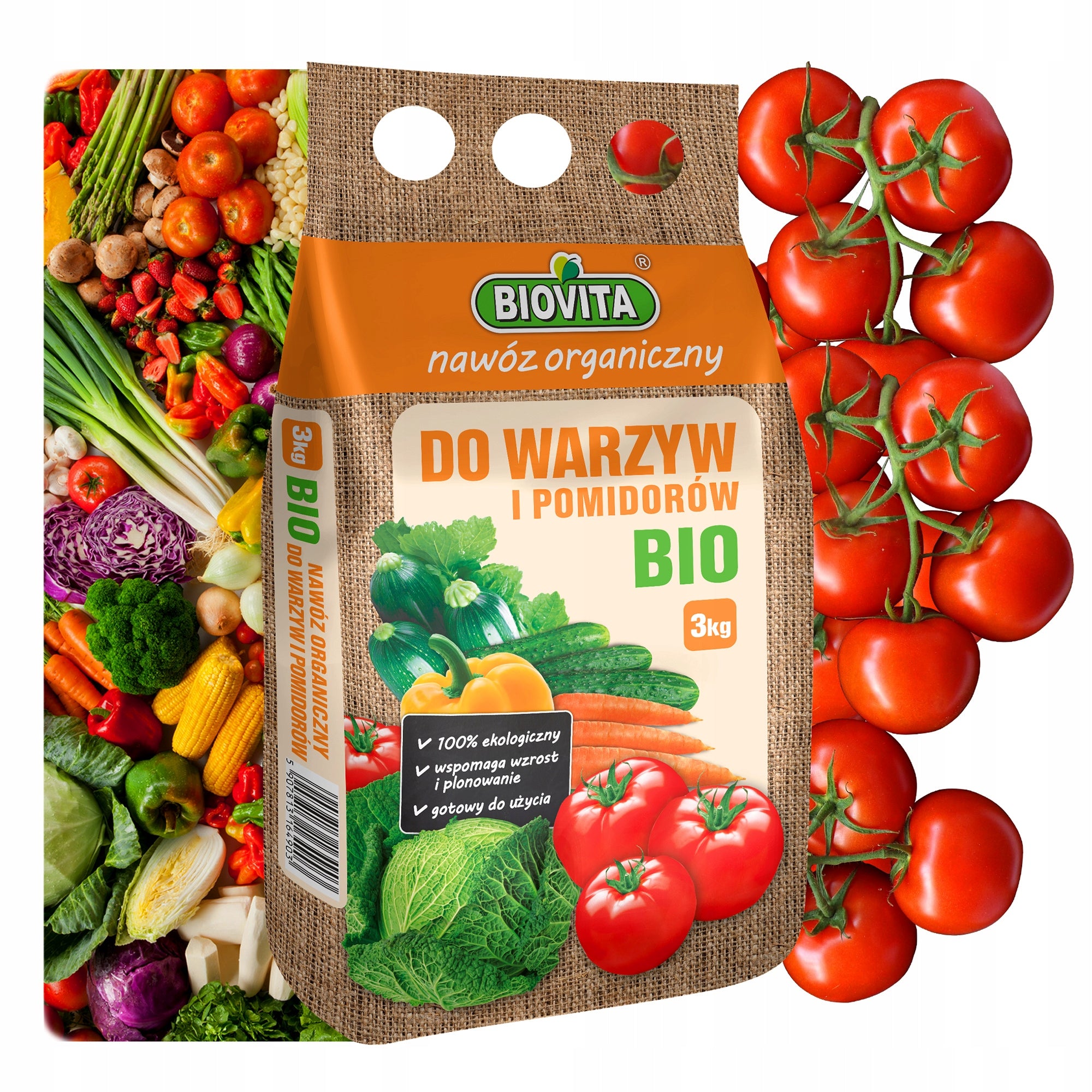 Biovita Organic fertilizer for vegetables and tomatoes BIO granules 3kg