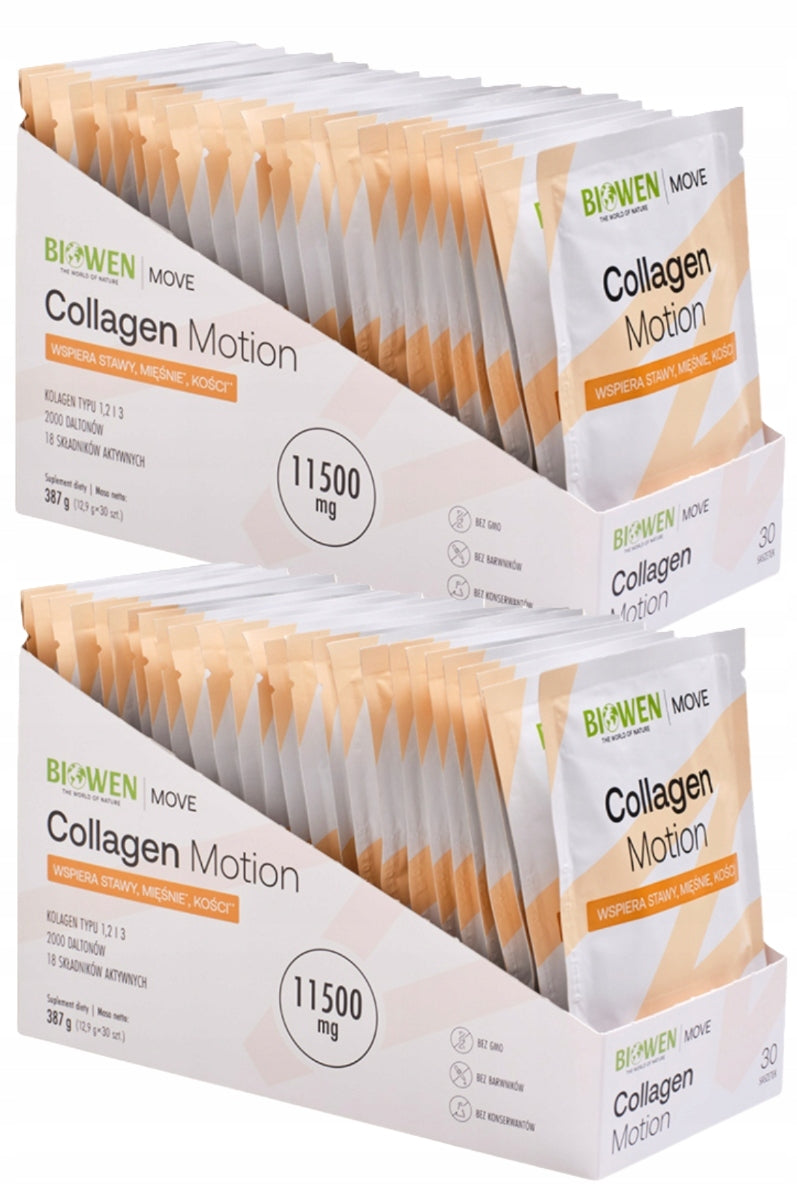 Biowen 2x - Collagen Motion sachets 30 pcs Zinc MSM Hyaluronic acid