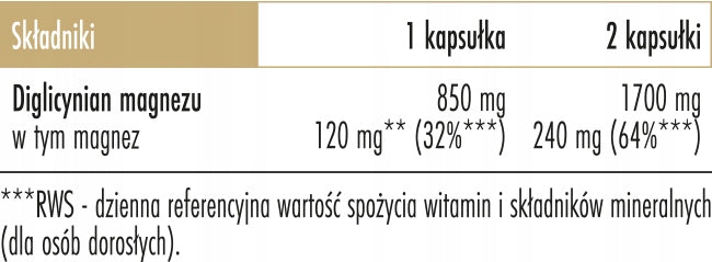 Biowen CHELATED MAGNESIUM 840 mg Diglycinate 100 kaps Muscle SPASMS HEART Medical device no
