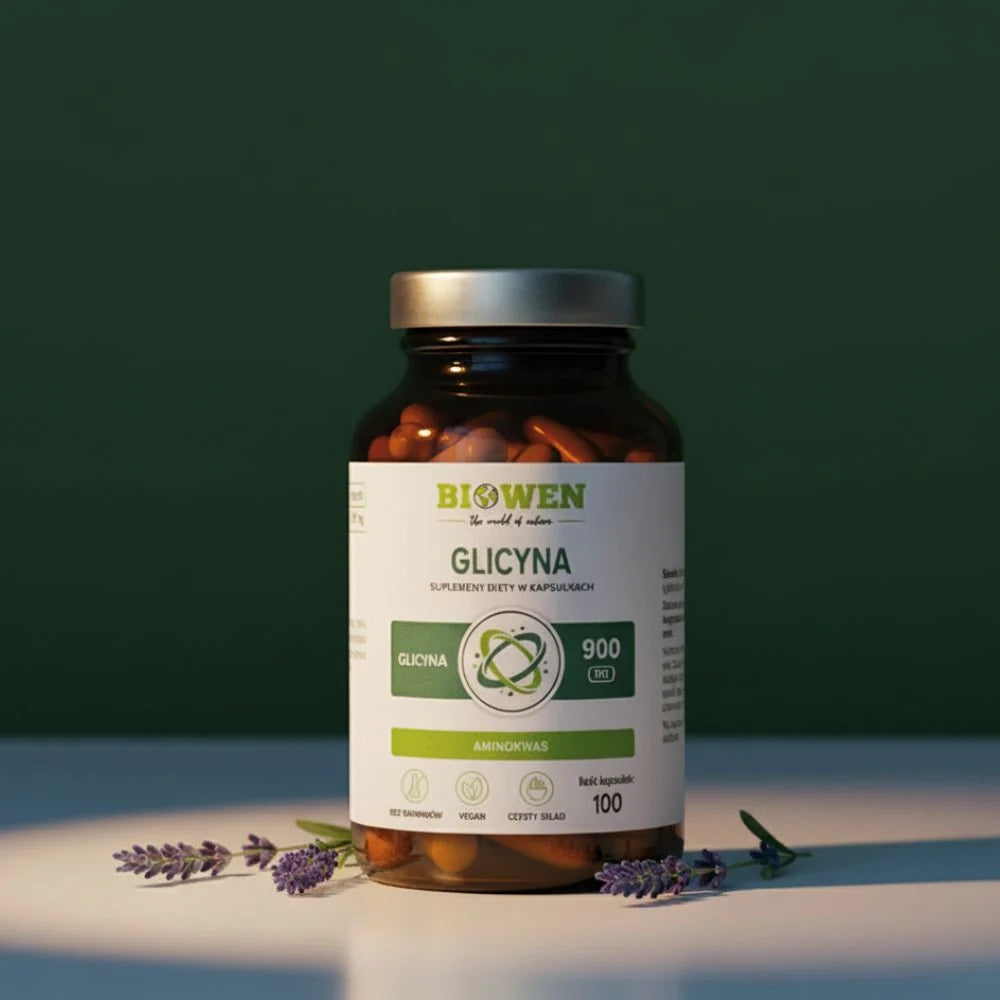 Biowen GLYCINE 900 mg 100 capsules Expiration date not specified