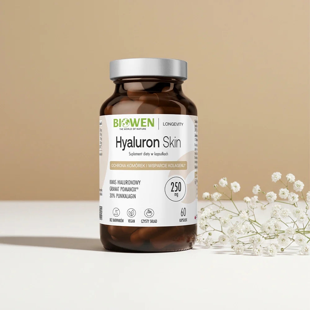 Biowen HYALURON SKIN 60 Capsules HYALURONIC ACID Vitamin C Expiration date not specified