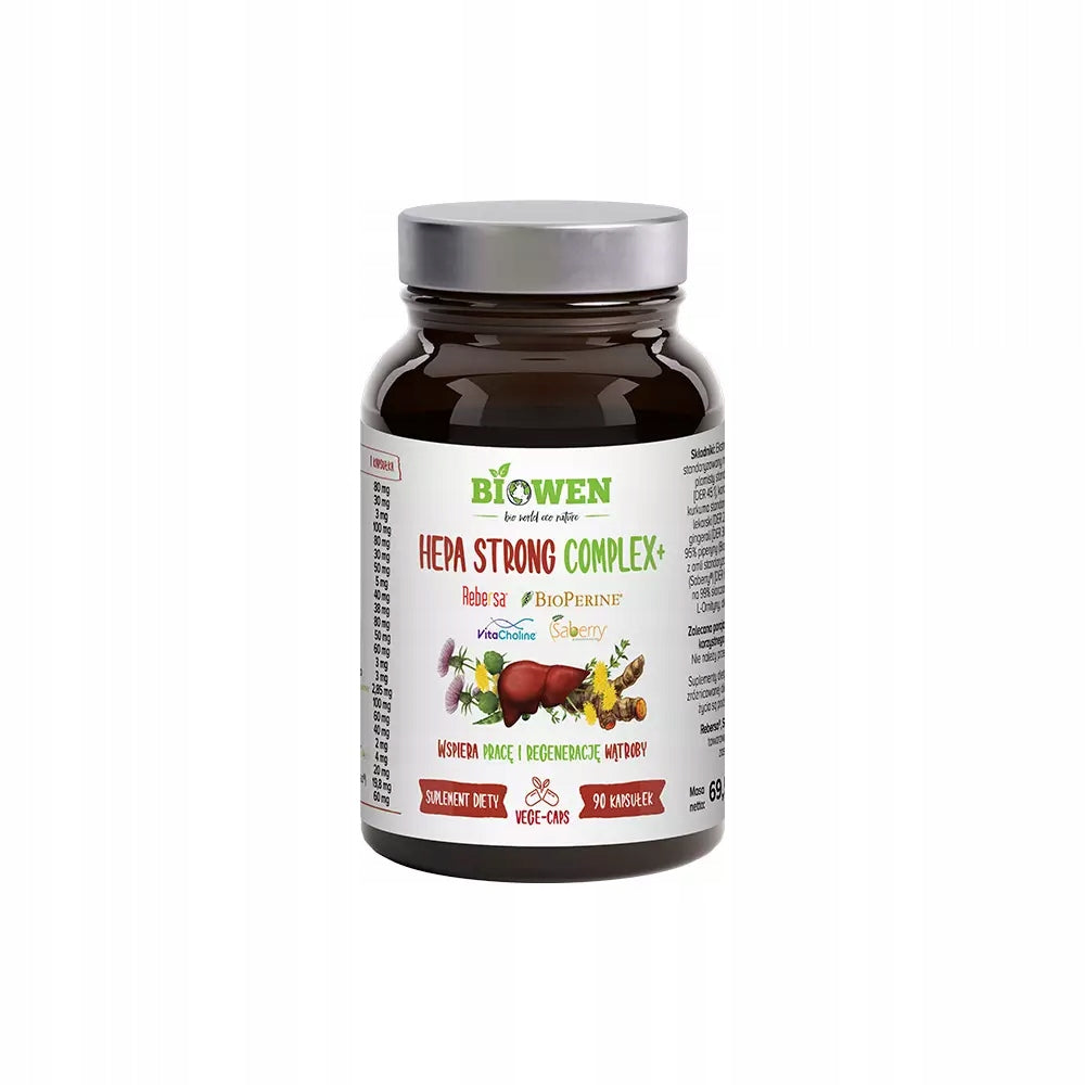 Biowen Hepa Strong Complex+ Dietary supplement 90 capsules Packaging status original