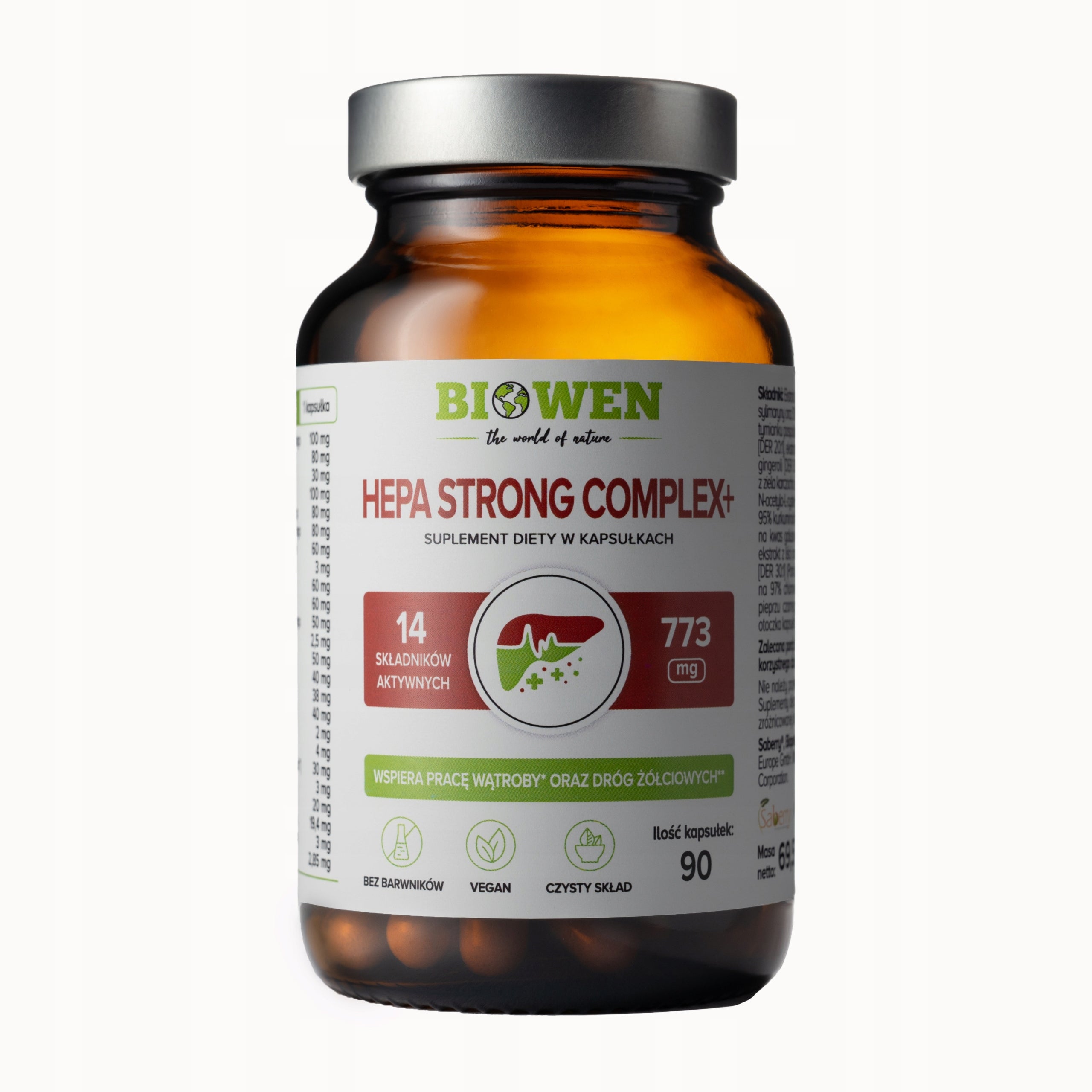 Biowen Hepa Strong Complex+ Dietary supplement 90 capsules