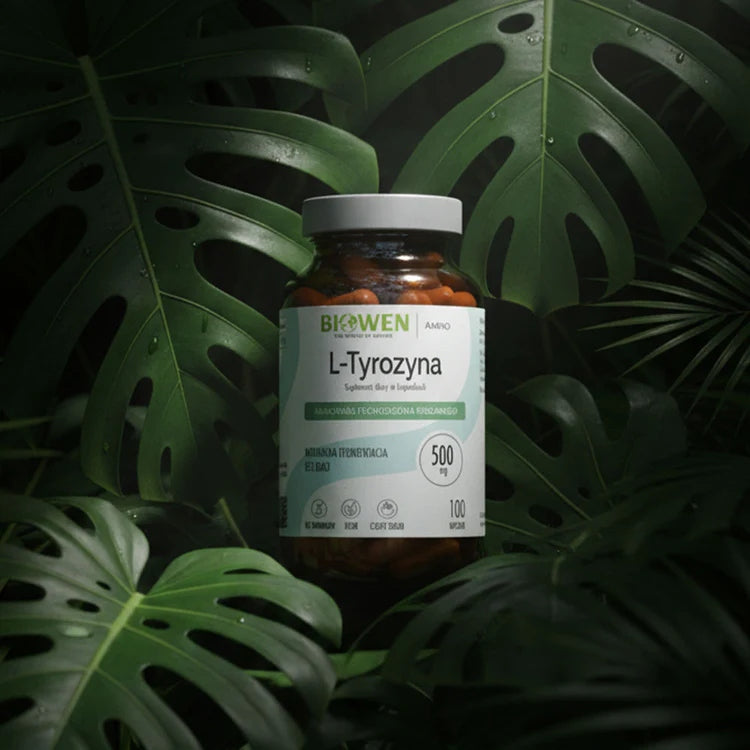Biowen L-TYROSINE 500 mg 100 capsules AMINO ACID Packaging status original