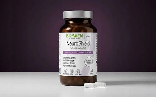 Biowen NEUROSHIELD 60 REISHI Lion's Mane CORDYCEPS Gotu Cola capsules Expiration date not specified