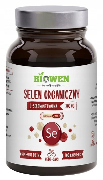 Biowen ORGANIC SELENIUM 100 kaps Spermatogenesis Thyroid Support Immunity