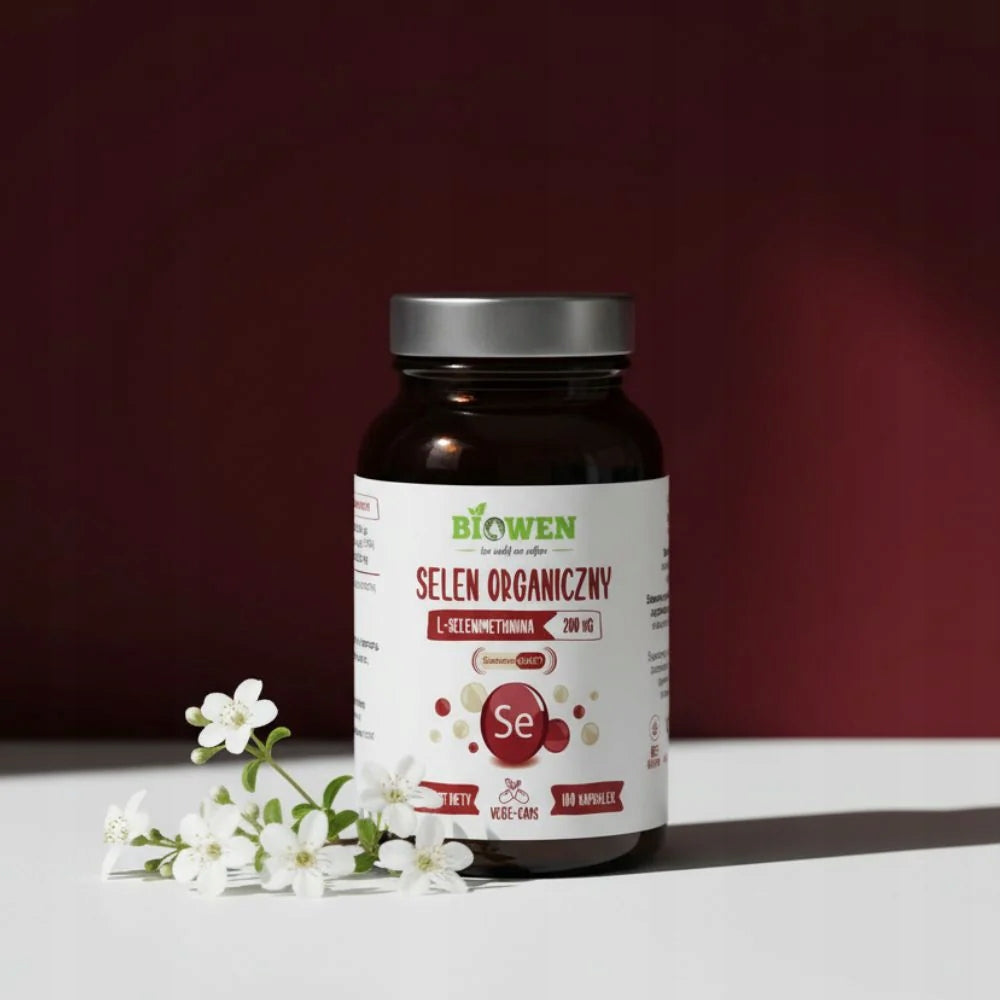Biowen ORGANIC SELENIUM L-selenomethionine 100 capsules Packaging status original