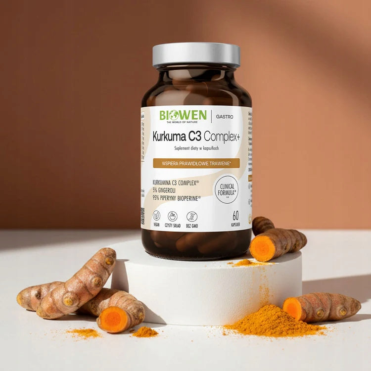 Biowen TURMERIC C3 COMPLEX + 60 capsules GINGER Black Pepper Expiration date not specified