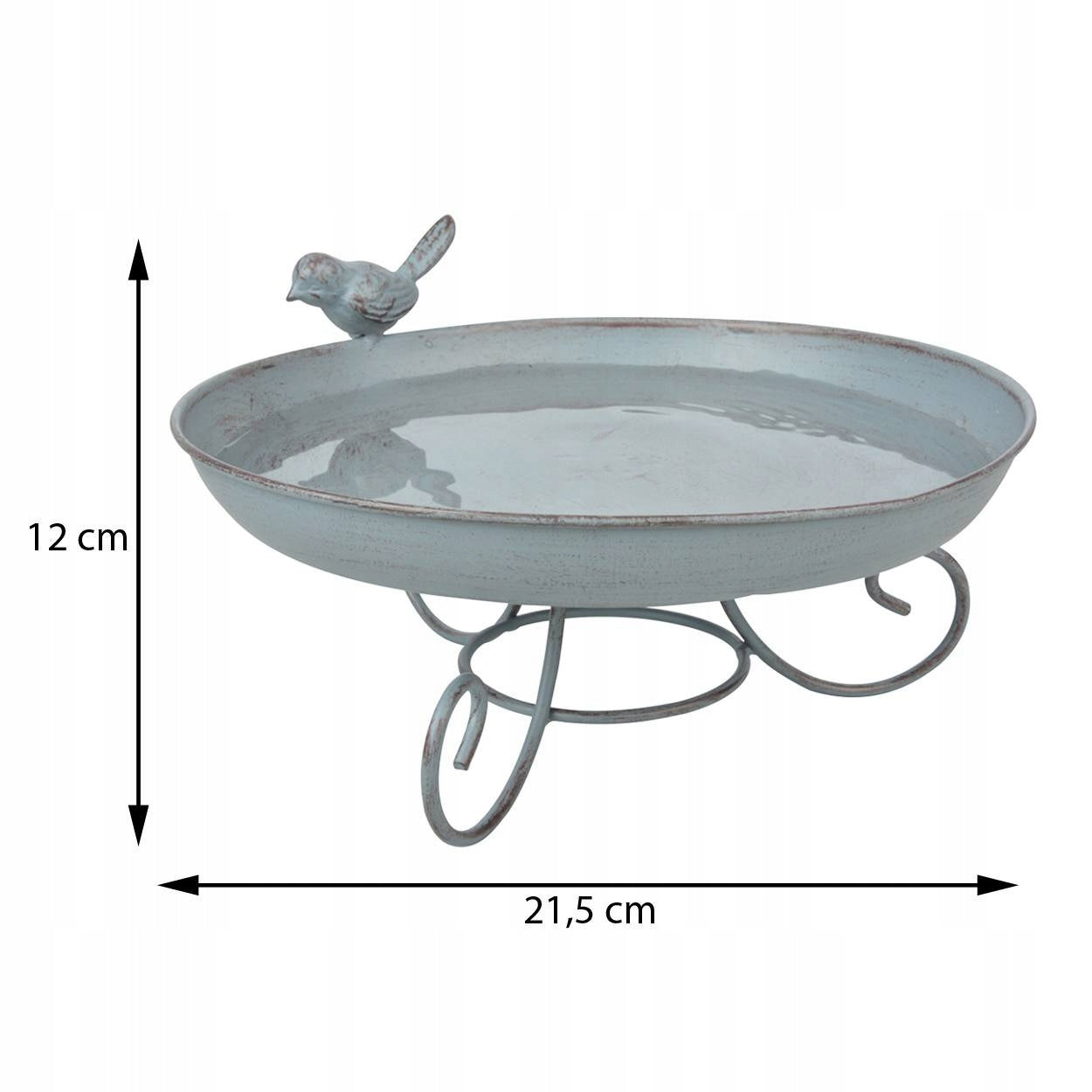 Bird Drinker Grain Feeder Water Metal Decorative 21cm Manufacturer code FB401