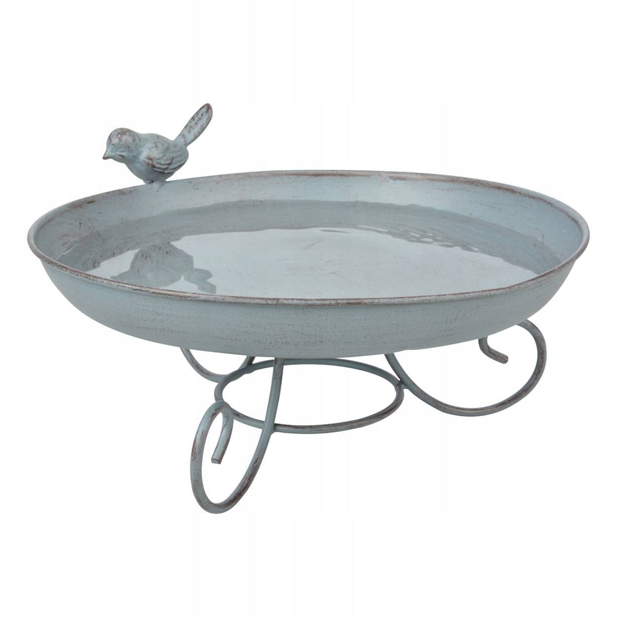 Bird Drinker Grain Feeder Water Metal Decorative 21cm