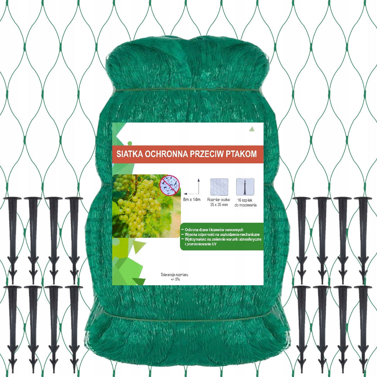 Bird net PROTECTIVE LARGE VERY STRONG DURABLE UV FILTER against birds