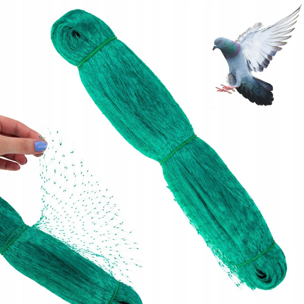 Bird net, PROTECTIVE STRONG AGAINST BIRDS PESTS for Starlings 2X10M Packaging status original