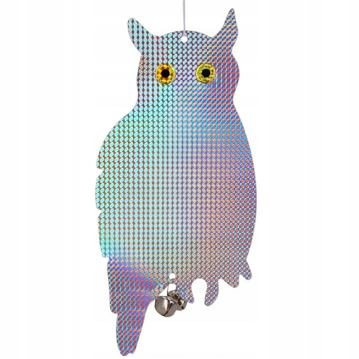 Bird repellent owl hologram hanging reflective pigeon starlings 41cm Packaging status original