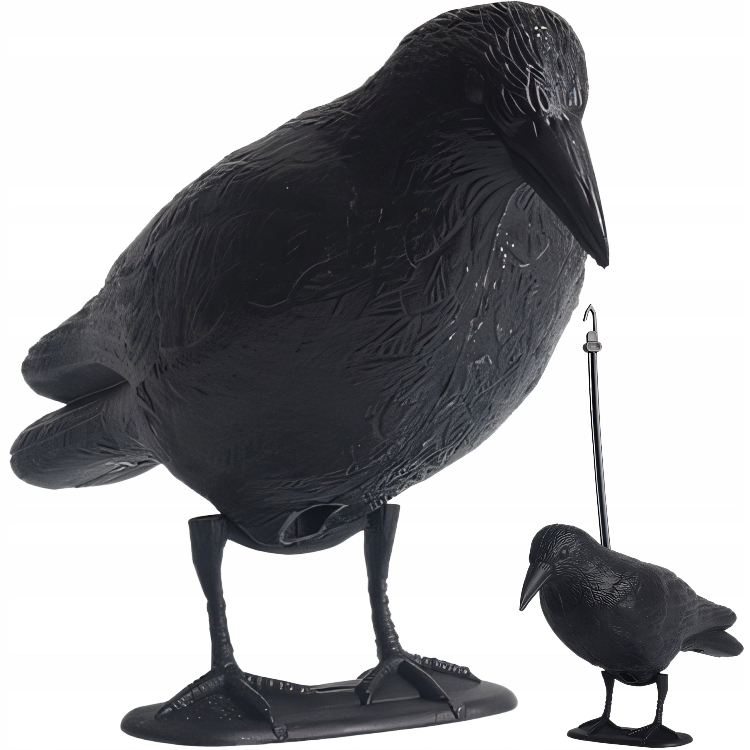 Bird repellent raven realistic for balcony garden pigeon starlings 35cm Packaging status original