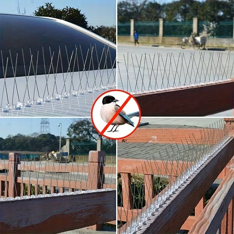 Bird spikes pigeons strong stainless very dense against birds 50 cm Product weight with unit packaging 0.1 kg