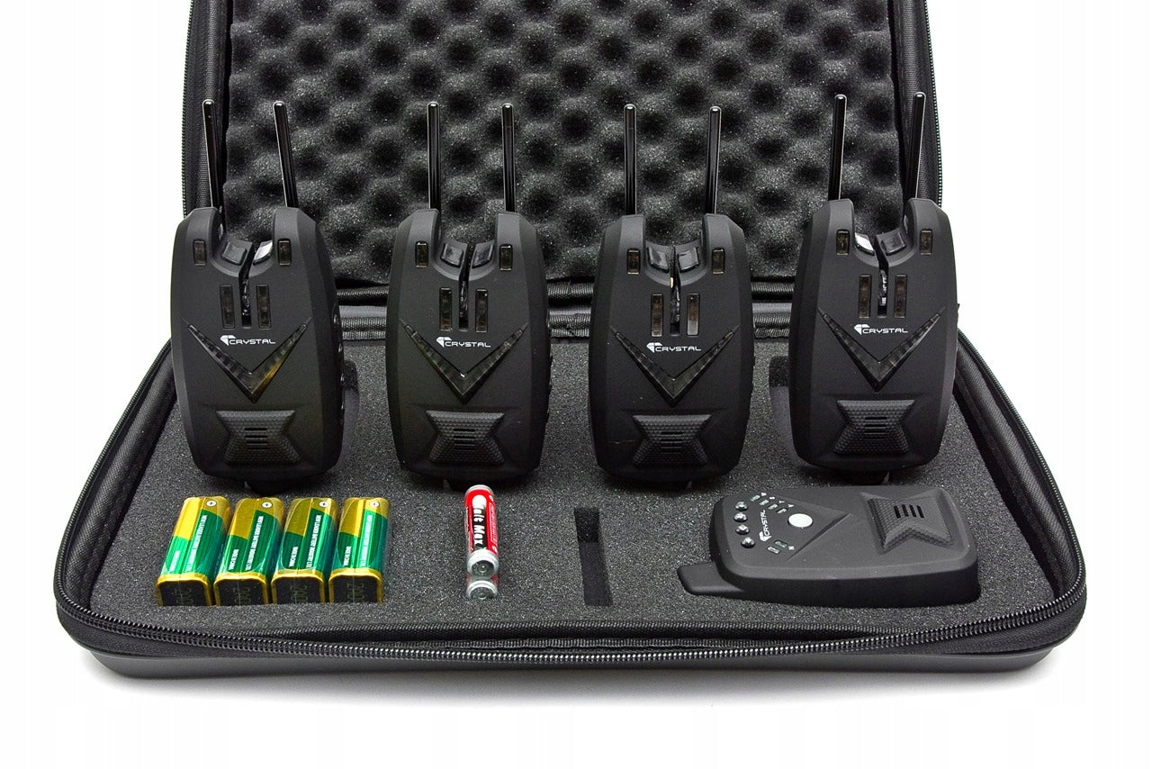 Bite alarms 4+1 Crystal model VIP Snag bars