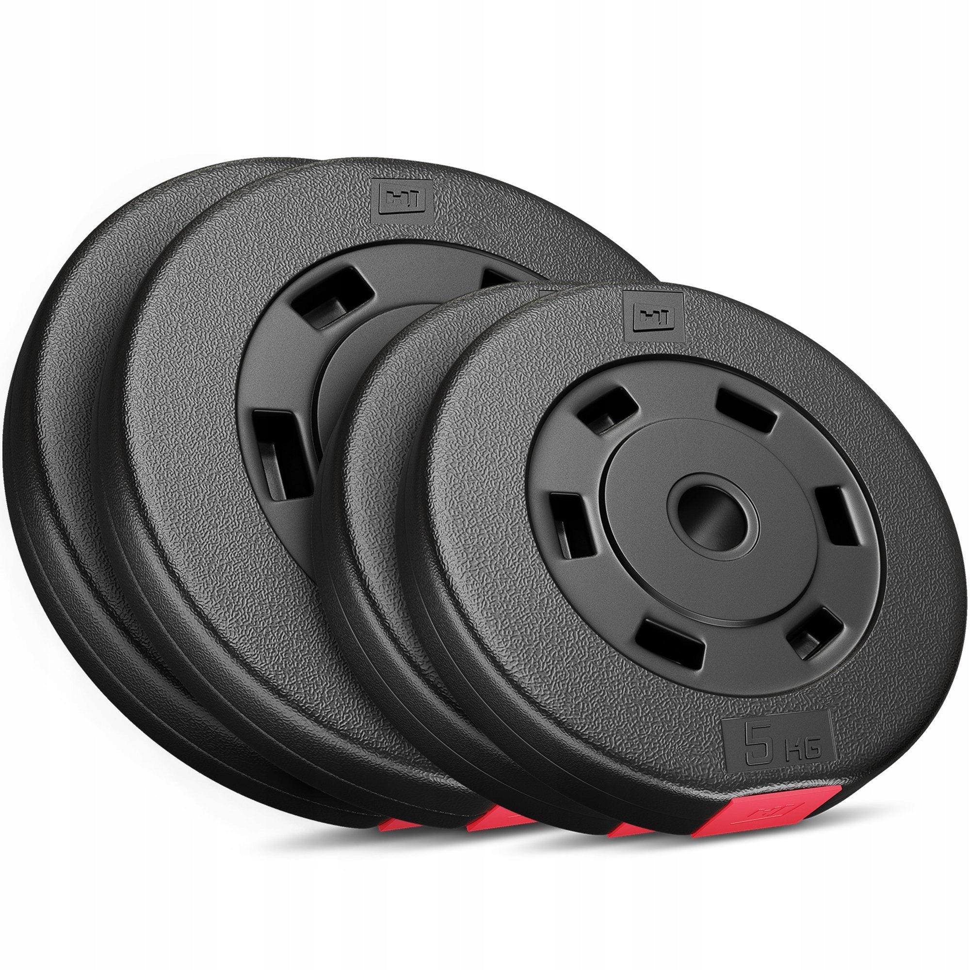 Bituminous Load Composite Plate Set 30kg HopSport for Barbell