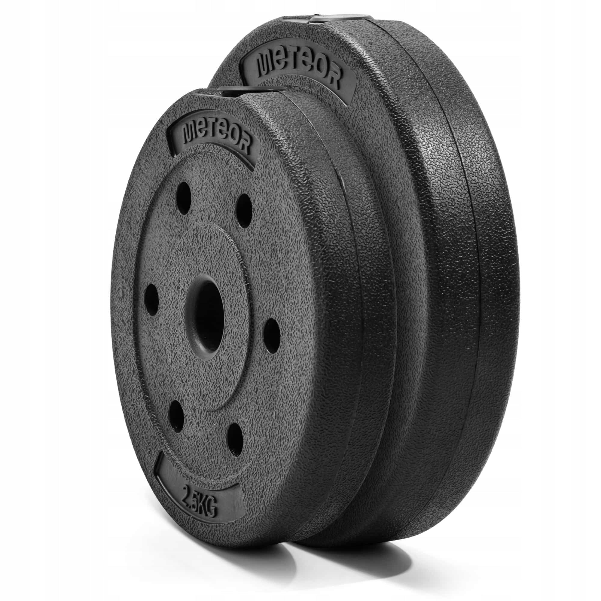 Bituminous load set bituminous plates for barbell weights 20 kg Brand Meteor