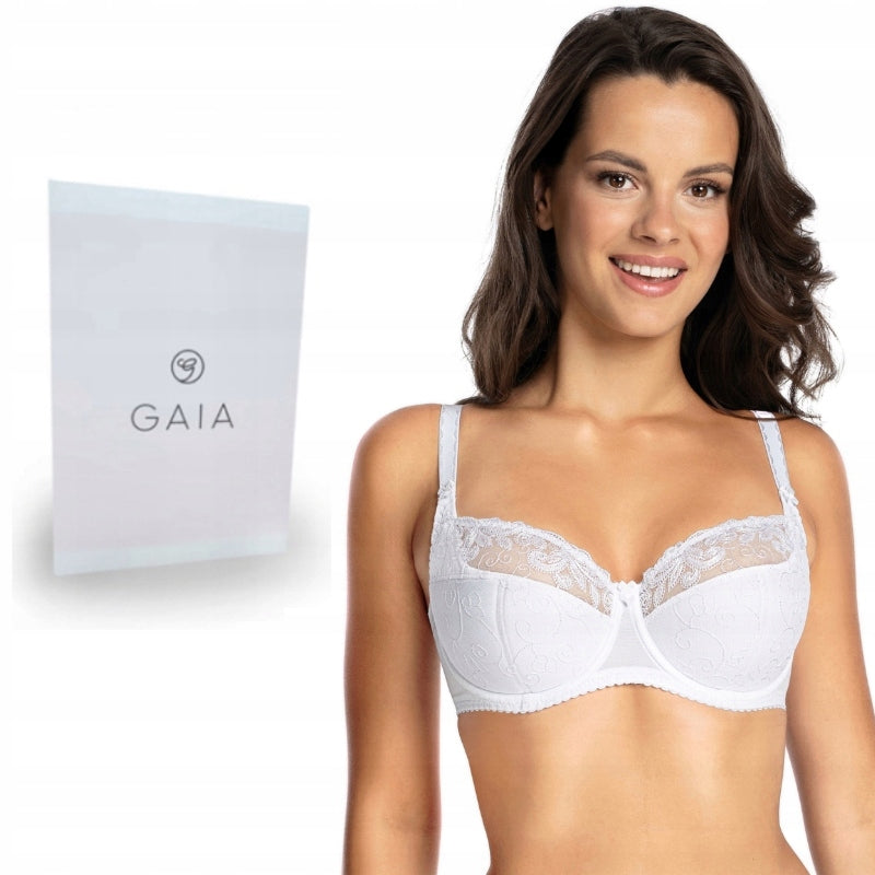 Liemenėlė moterims Gaia Lady Cup Straps Bow Mesh 899M