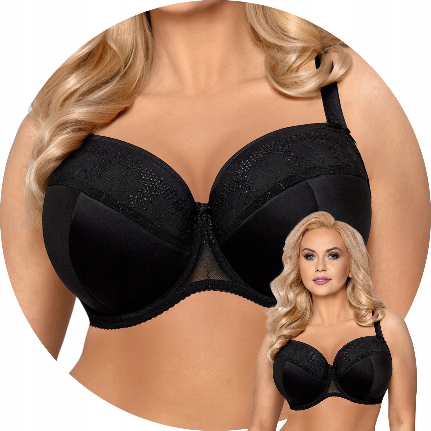 Liemenėlė moterims Vena VB-430, juoda