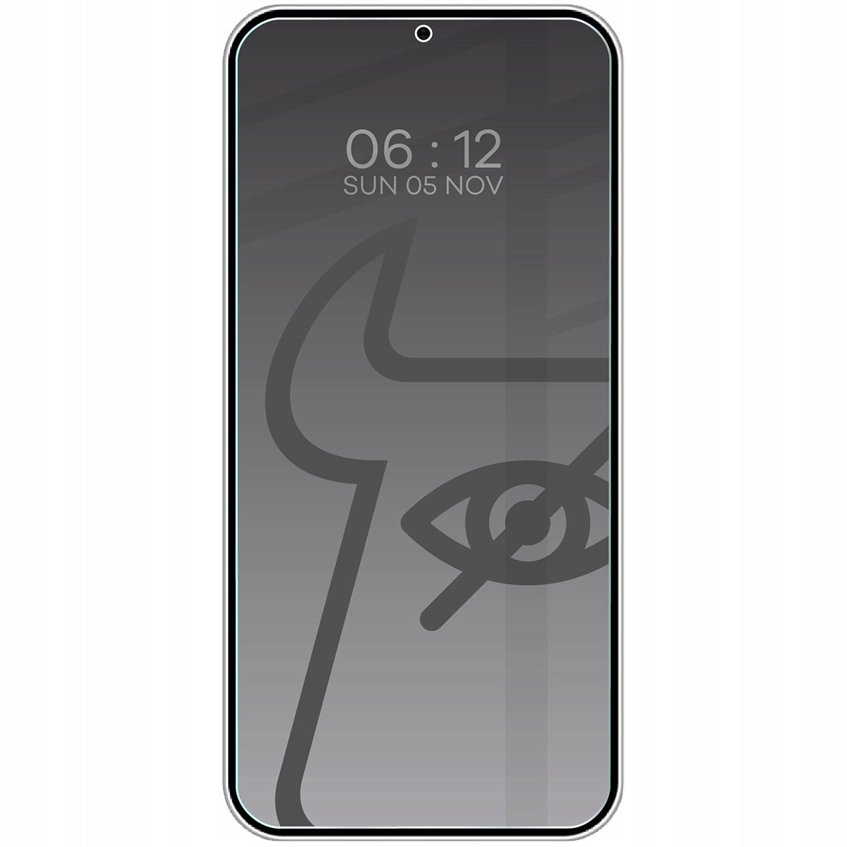 Bizon Privacy Glass for Galaxy S25 / S24, Glass, 9H Tempered Glass Manufacturer code BGCSGALS24