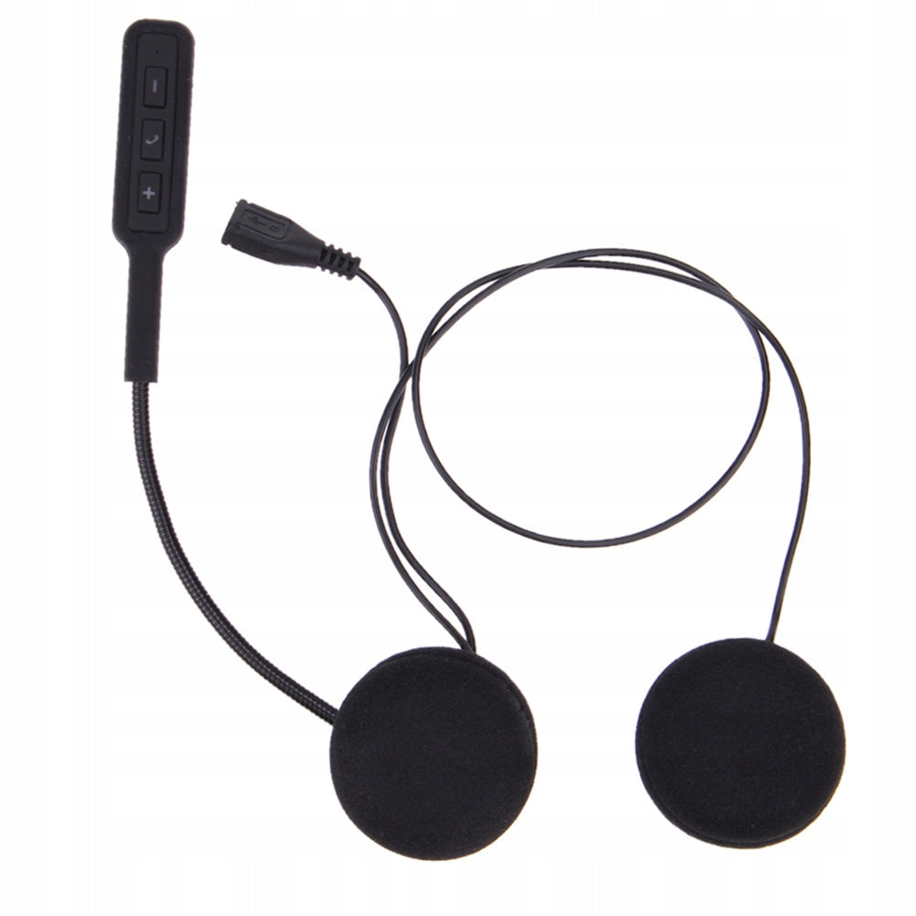 Black Bluetooth Helmet Headset with Noise Reduction and Long Battery Manufacturer no brand