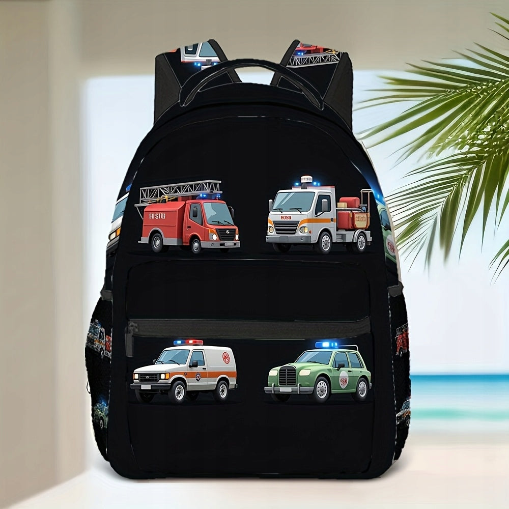 Black Car Backpack with Adjustable Straps for a Comfortable Fit