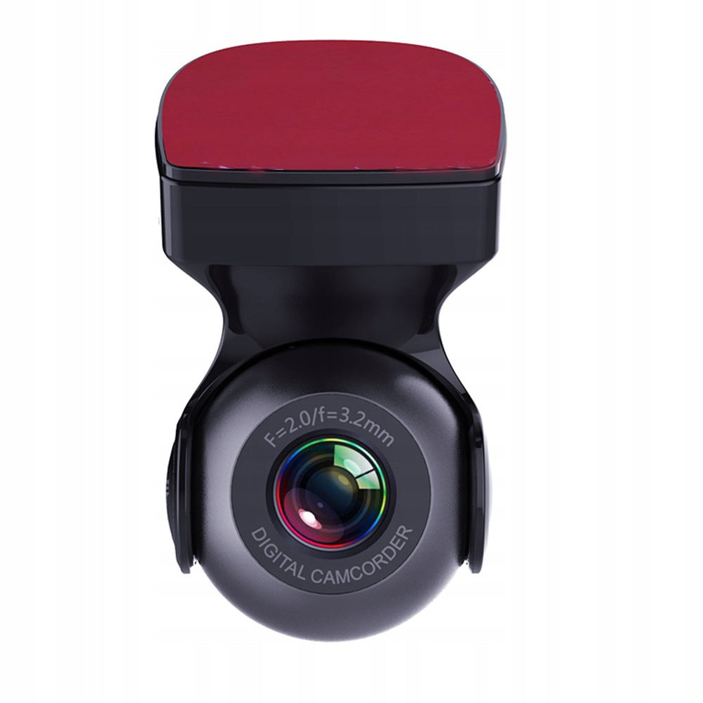 Black Car Driving Recorder with 170° Wide Angle and Loop Recording Model 7742638257398