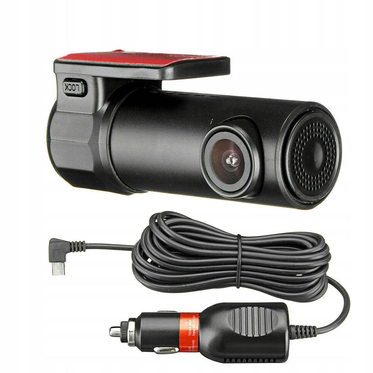 Black Car Dvr Dashboard Camera 1080P WiFi with 360° Rotation and G-Sensor Model 2496988257398