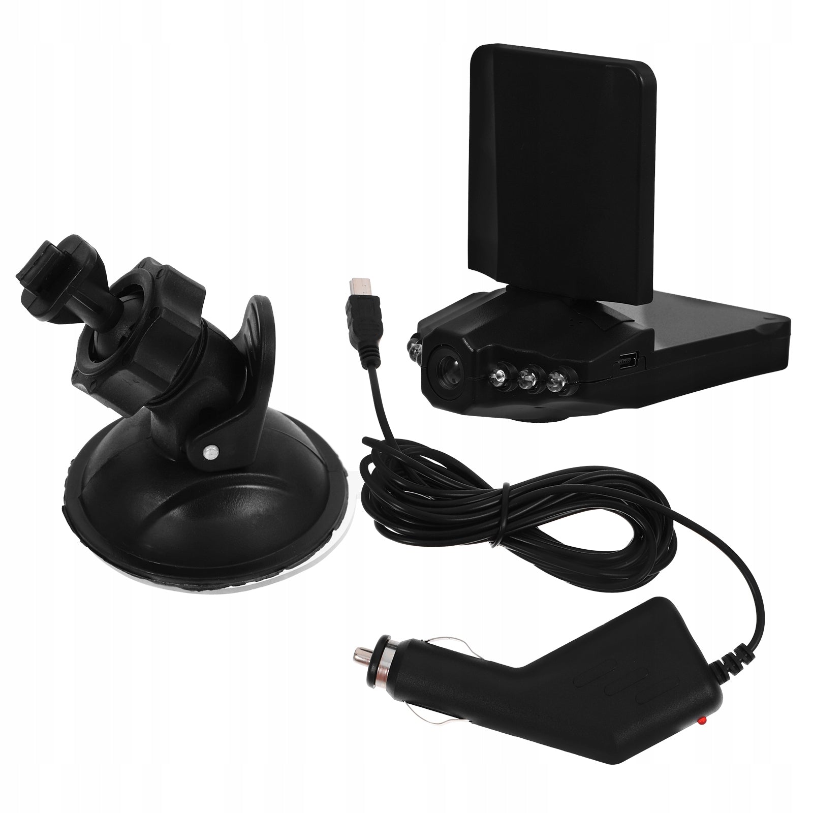 Black Dash Cam Camera with 1080P Full Hd, Night Vision & Parking Monitor Brand no brand